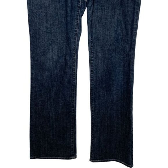 Loft Curvy Bootcut Jeans Women’s 4 Dark Wash Stretch Denim Low Rise - Picture 3 of 11